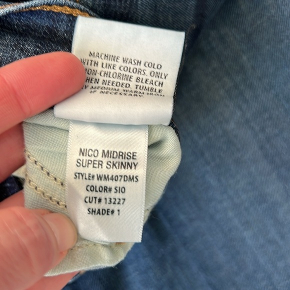 Hudson Nico Mid-Rise Super Skinny Jeans | EUC Size 27 - Picture 7 of 10